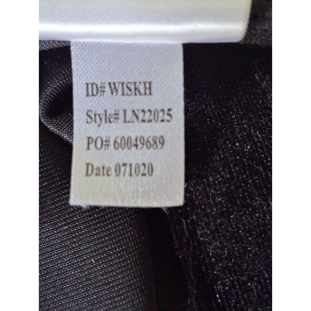 Lauren Ralph Lauren Black Velvet Button-Front Pajama Top XL Embroidered Pockets - Picture 11 of 12